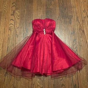 Red Homecoming/Party Dress Size Small
